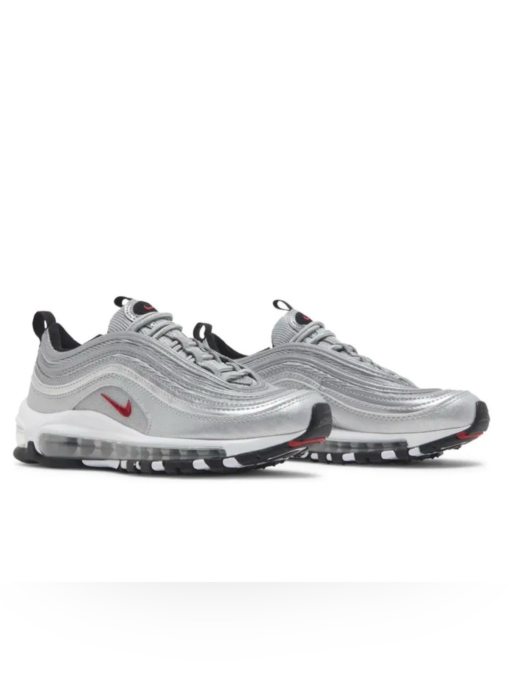Nike Boys Silver Bullets Air Max 97 Silver- Like New!!!